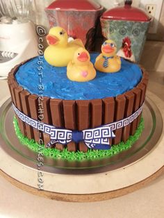 Rubber Ducky Birthday Cake