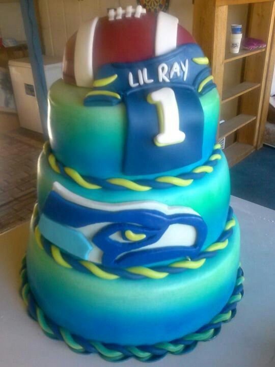 Seattle Seahawks Birthday Cake