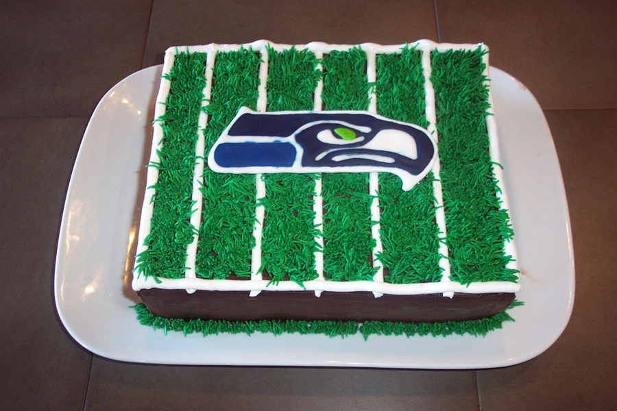 Seattle Seahawks Cake