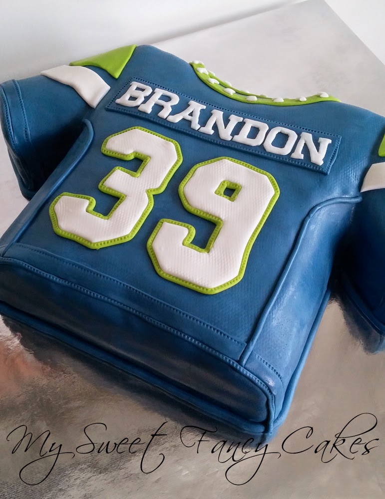 Seattle Seahawks Jersey Cake