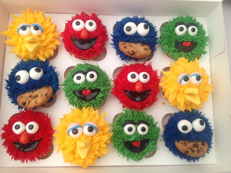 Sesame Street Cupcakes