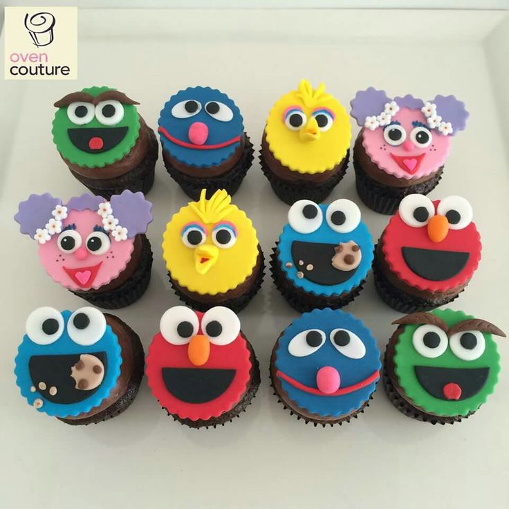 Sesame Street Cupcakes