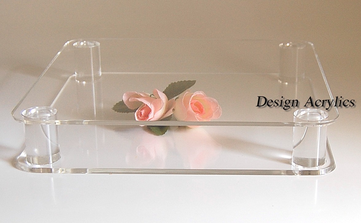 Square Acrylic Wedding Cake Stands