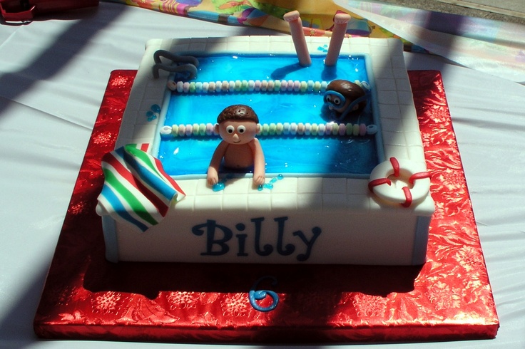 Swimming Pool Cake