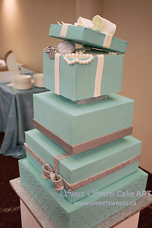 Tiffany Wedding Cake Boxes