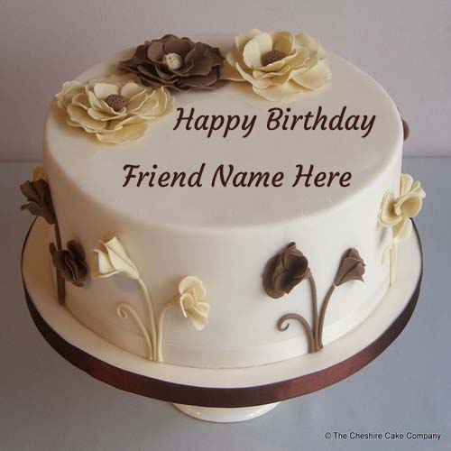 Write Name On Happy Birthday Cake