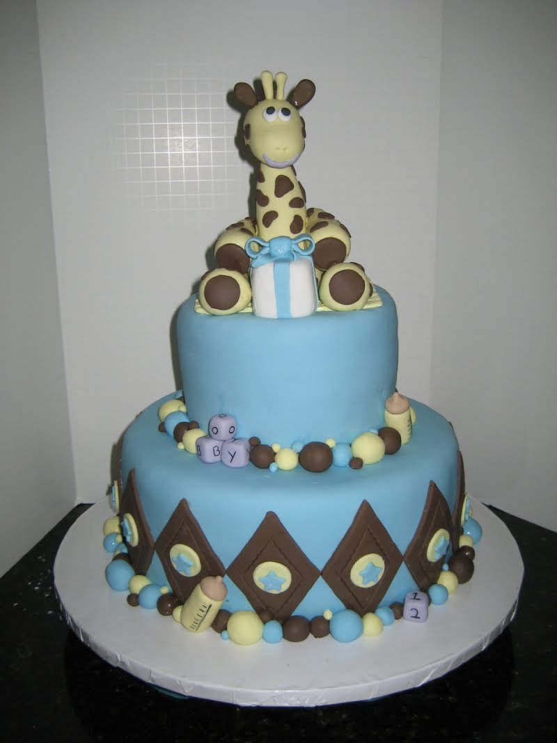 Baby Boy Shower Cake