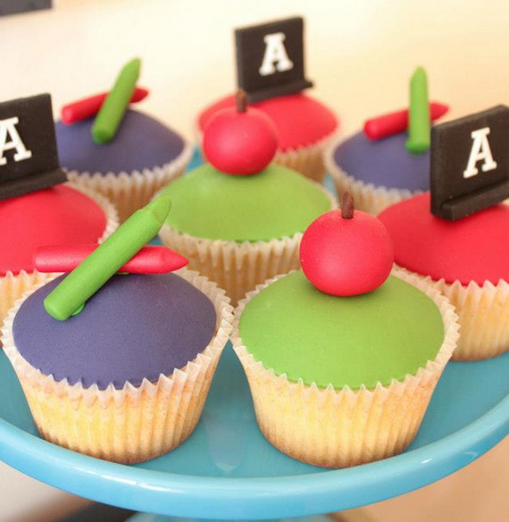 Back to School Cupcake Cake Ideas