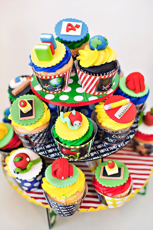 Back to School Cupcakes