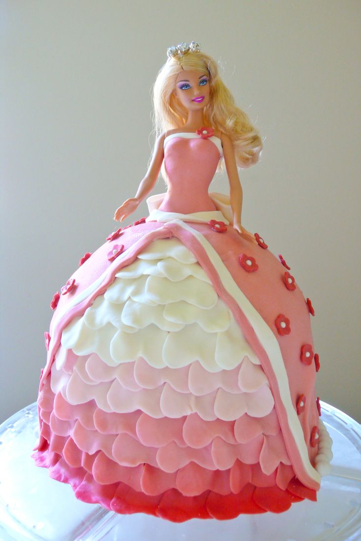 Barbie Princess Doll Birthday Cake