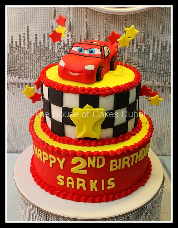 Cars Lightning McQueen Birthday Cake