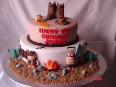 Cowboys and Indians Birthday Cakes