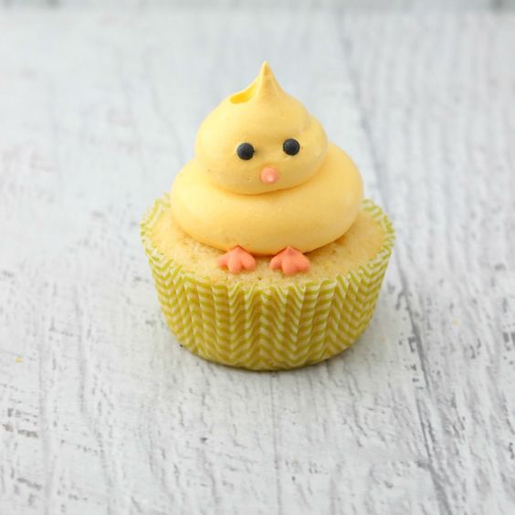 Decoration Easter Chick Cupcakes