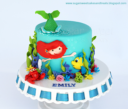 Disney Ariel Little Mermaid Cake