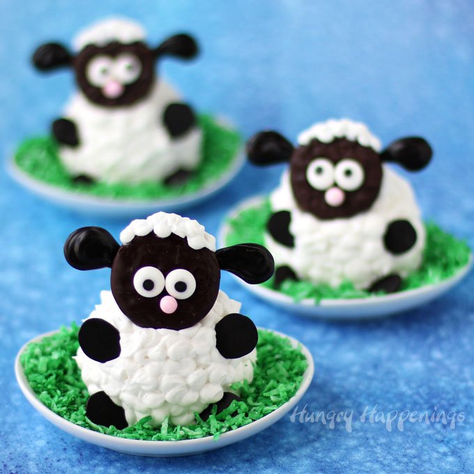 Easter Sheep Cupcakes