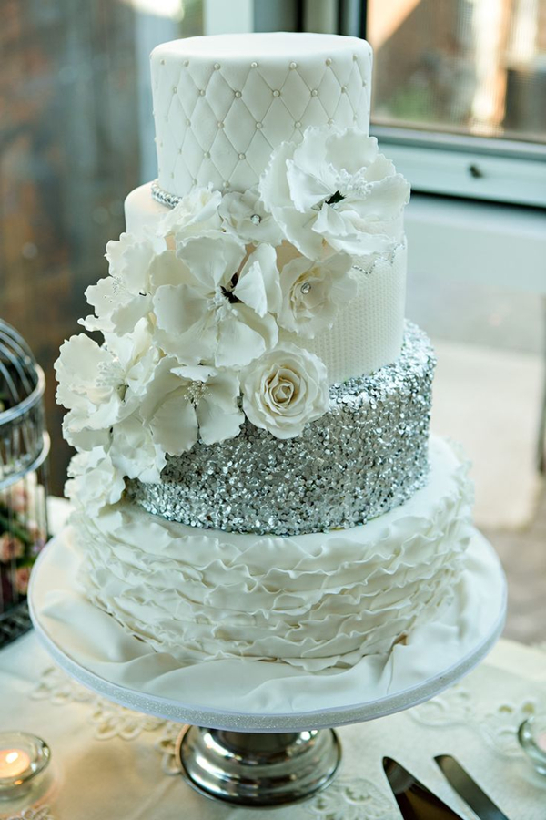 Glitter Wedding Cake