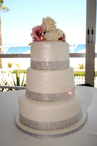 Glitter Wedding Cake