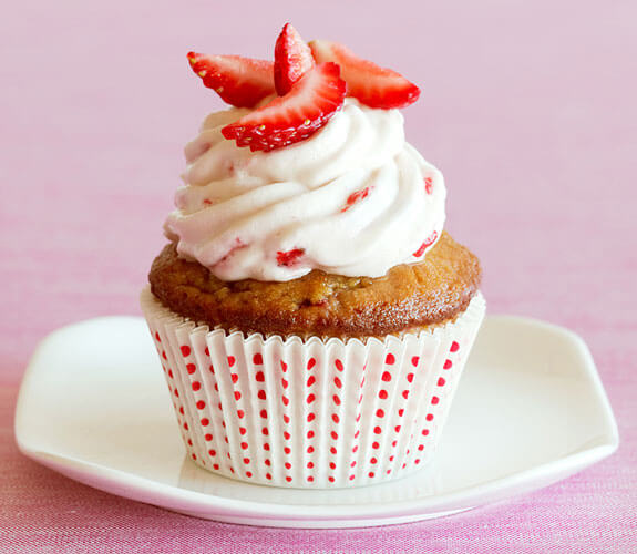 Gluten Free Strawberry Cupcakes