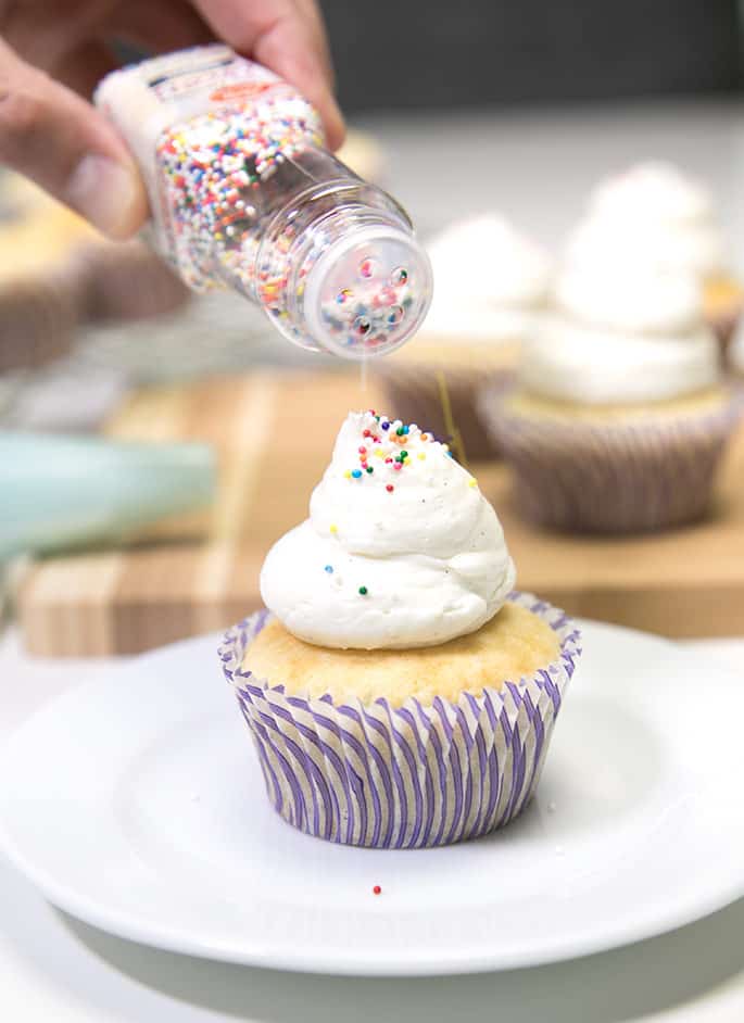 Gluten Free Vanilla Cupcakes