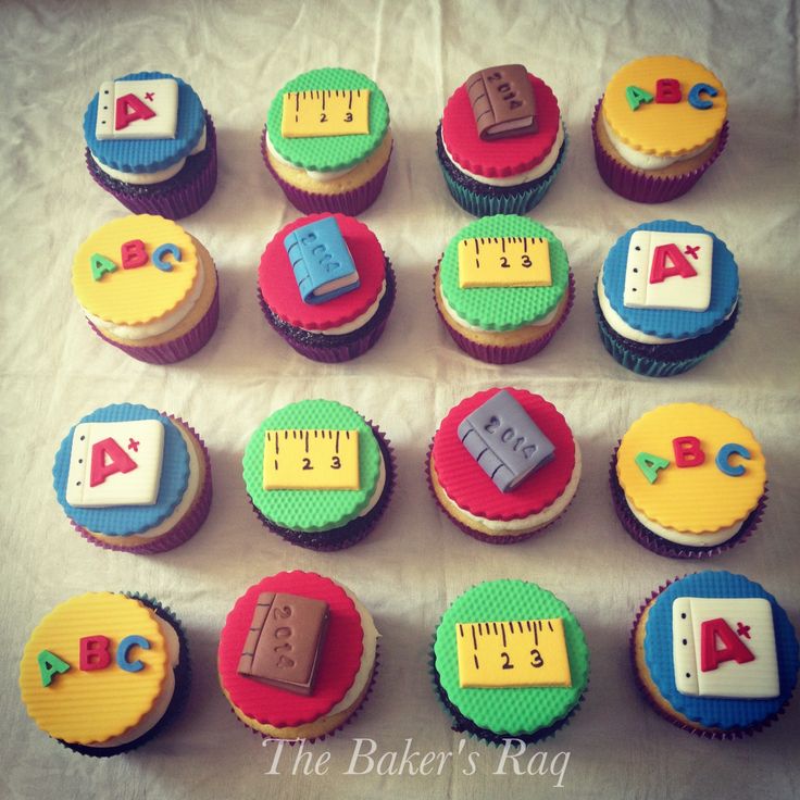 Last Day School Cupcake Ideas