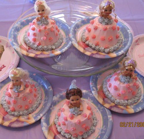 Little Girl Birthday Cupcake Cakes