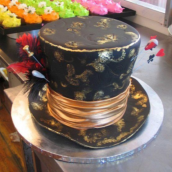 Mad Hatter Top Hat Cakes