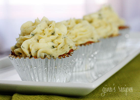 Meatloaf Cupcakes with Mashed Potato Frosting