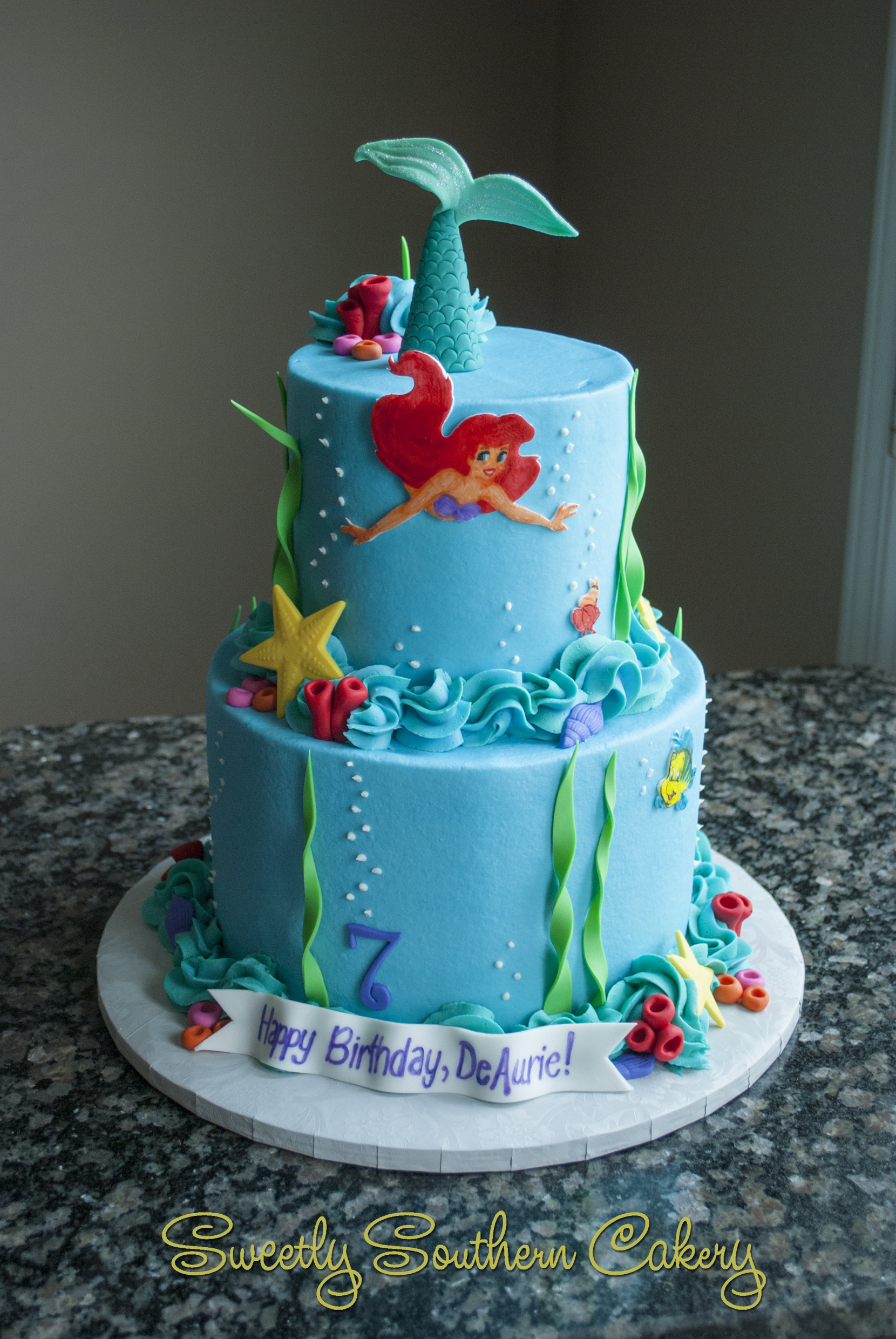 Mermaid Birthday Cake