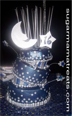 Moon and Stars Cake