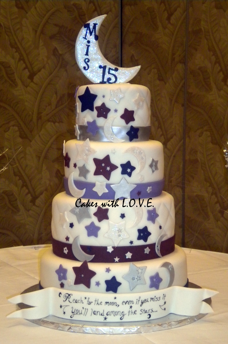 Moon and Stars Cake