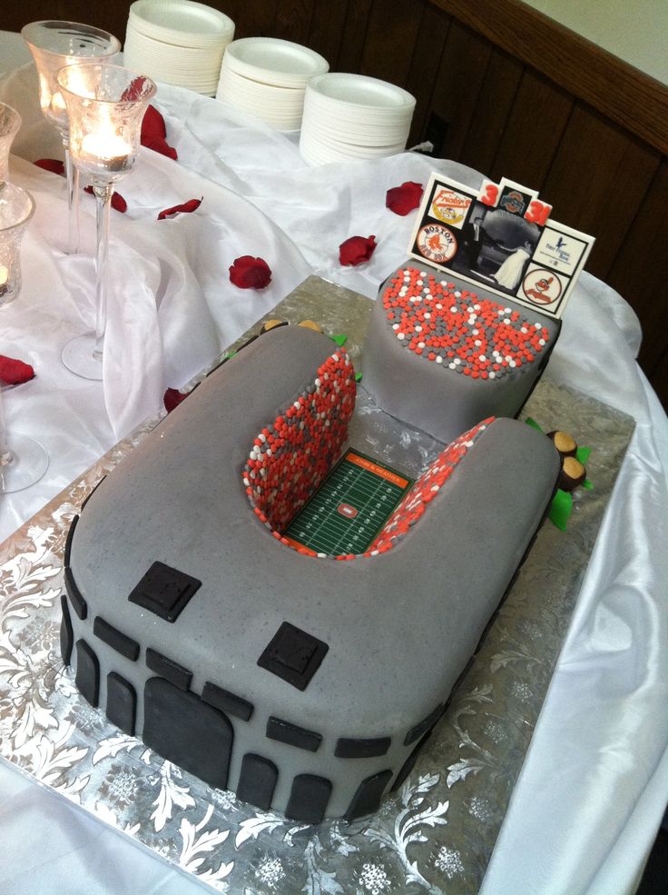 Ohio State Stadium Grooms Cake