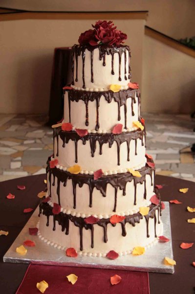 Ohio State Wedding Cake