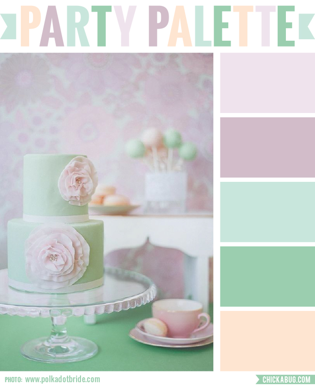 Pastel Pink and Mint Green Color Palette