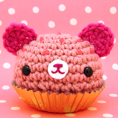 Pink Bear Cupcakes