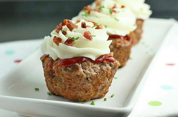 Potato Meatloaf Muffins