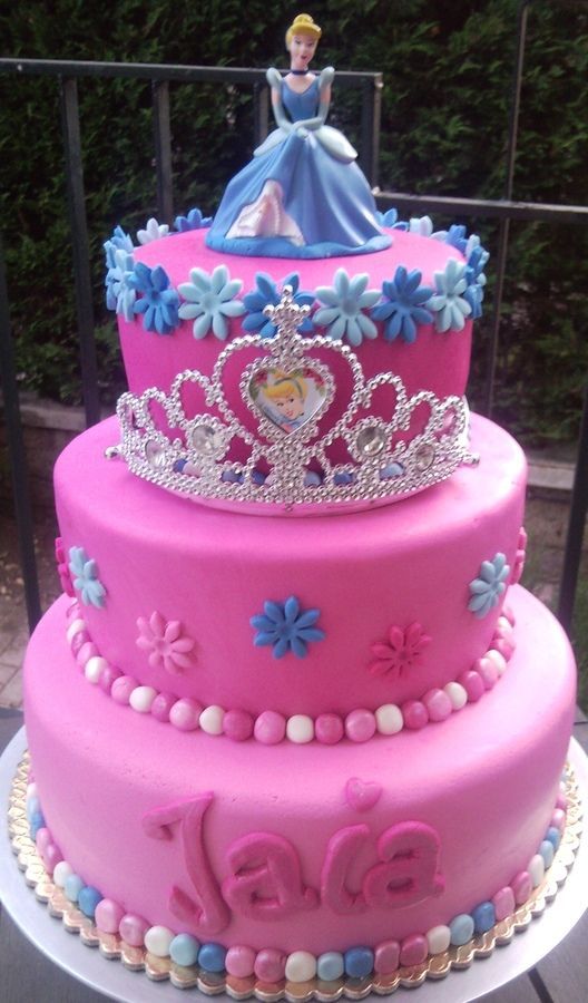 Princess Cinderella Birthday Cake