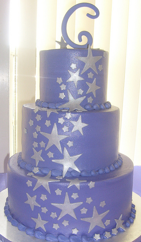 Quinceanera Cakes with Stars