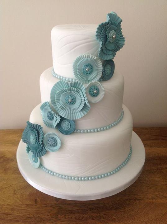 Rosette Wedding Cake