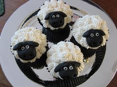 Sheep Cupcakes