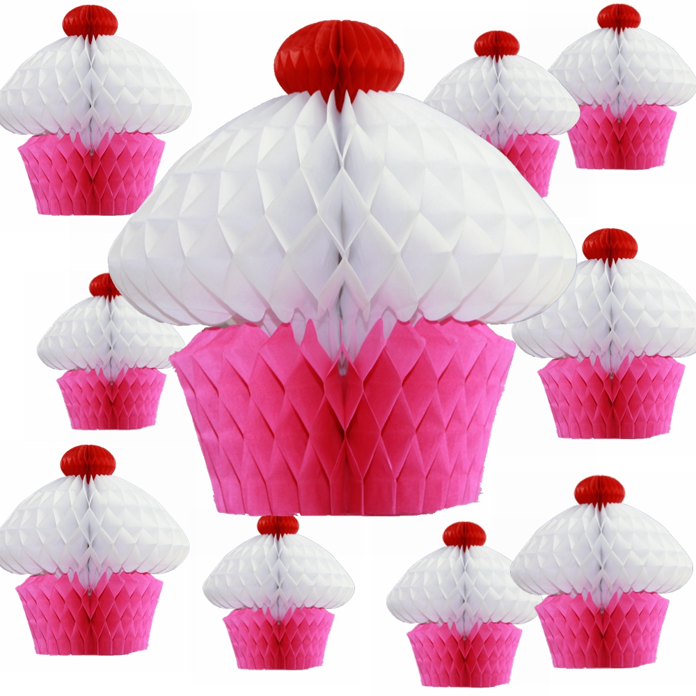 Tissue Paper Birthday Cupcake