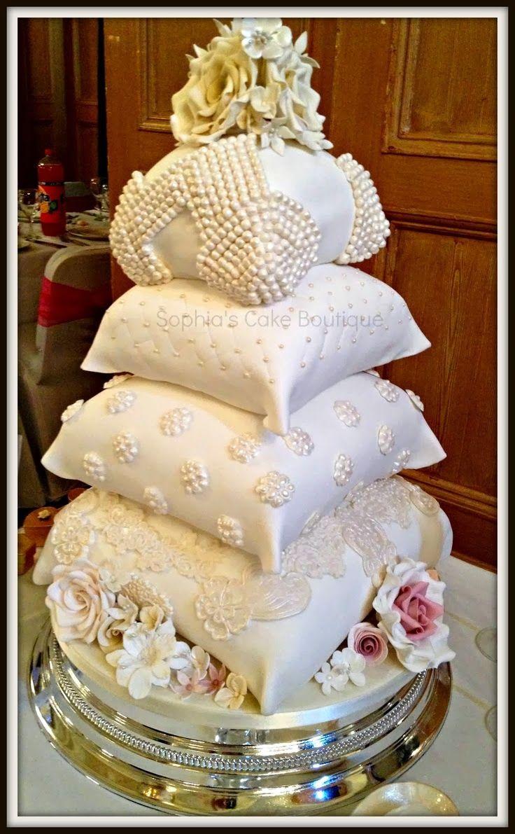 Unique Wedding Cake Pillow