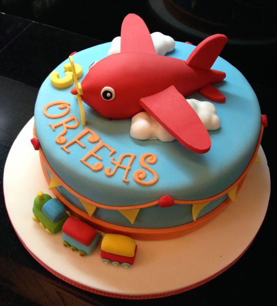 Baby Boy Birthday Cake