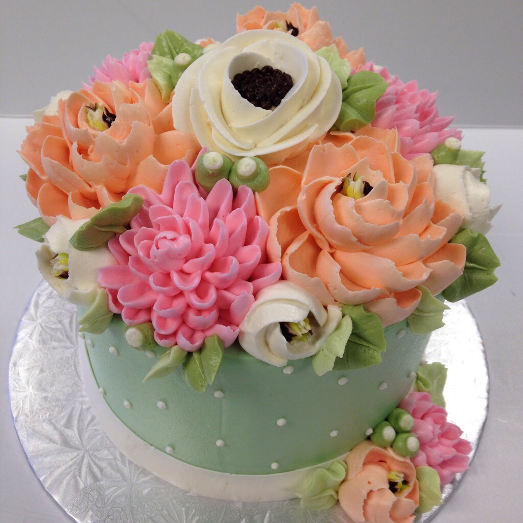 Buttercream Flower Cake