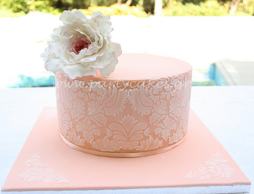 6 Photos of Stenciled Cakes Party