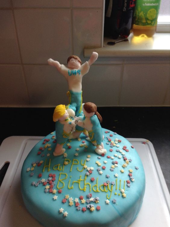 Cheerleading Birthday Cake