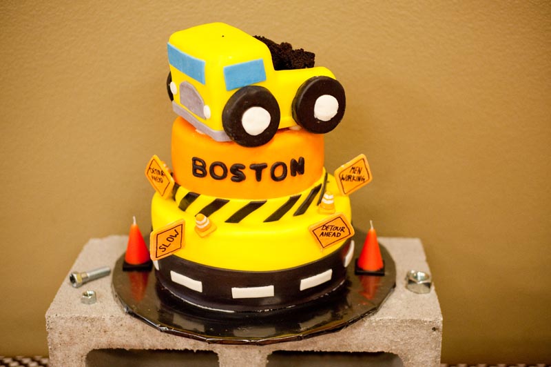 Construction Party Cake