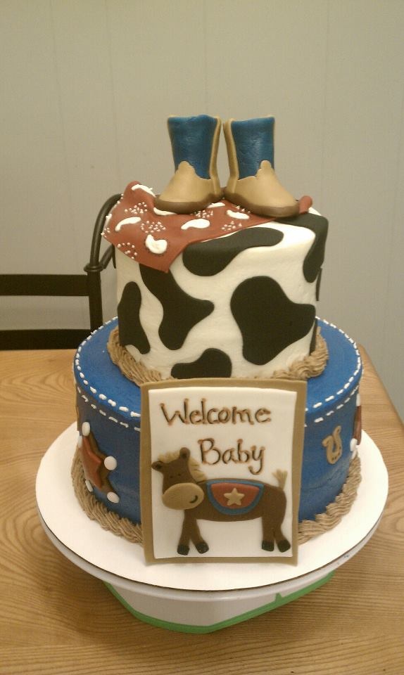 13 Photos of Cowboy Shower Cakes