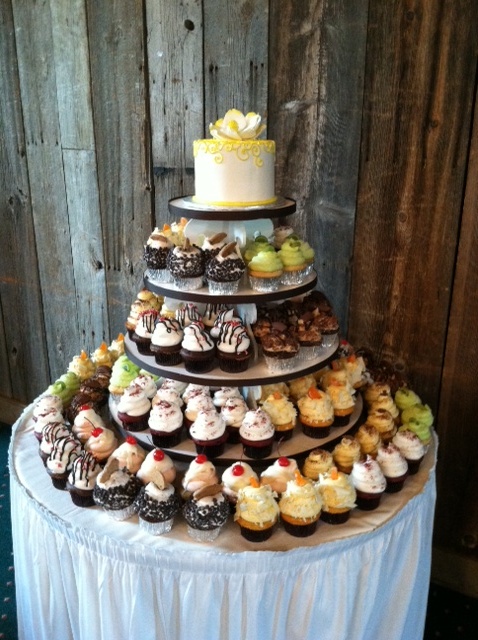 Cupcake Wedding Cake Display