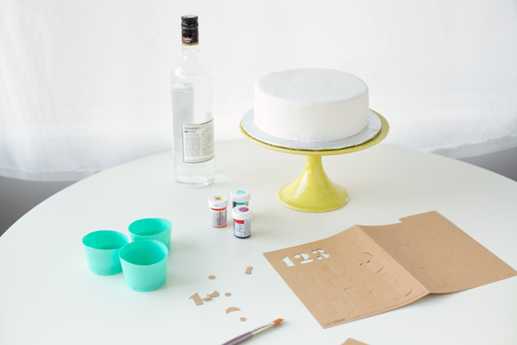 DIY Cake Stencil