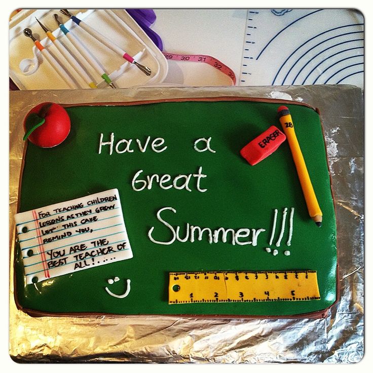 10 Photos of Pinterest End Of School Cakes